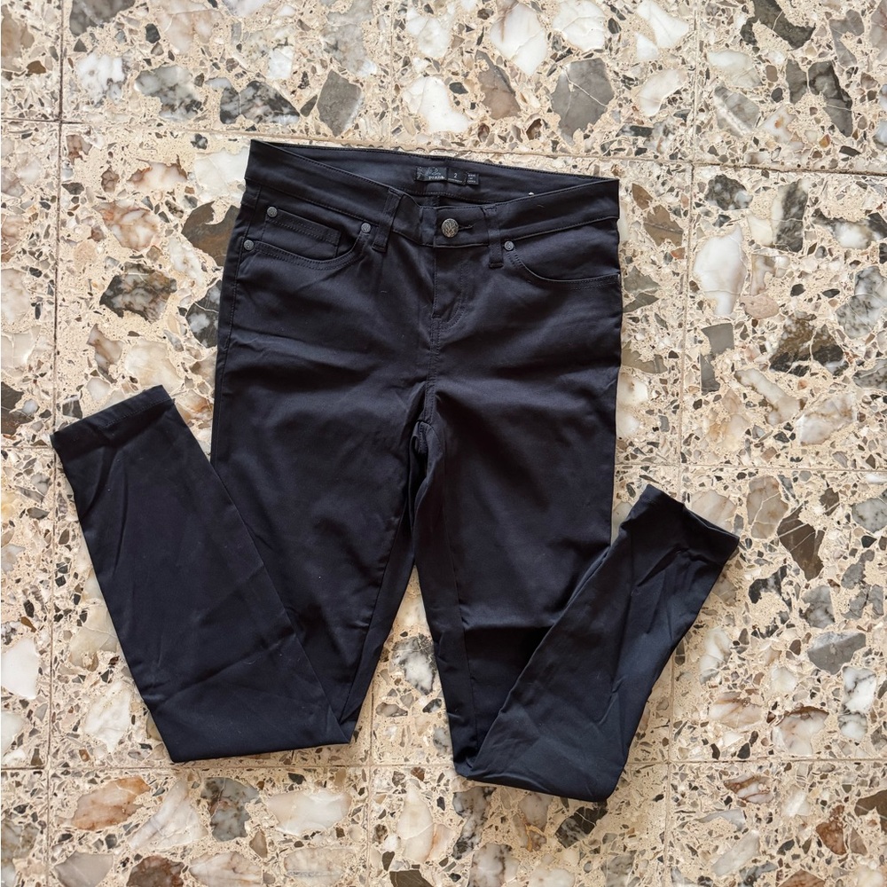 Prana Brenna Black Lightweight 5 pocket Skinny Pants Size 2S